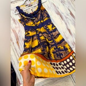 Yoana Baraschi Multicolor Silk Dress